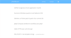 Desktop Screenshot of johanbleuzen.fr