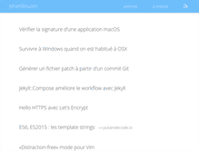 Tablet Screenshot of johanbleuzen.fr